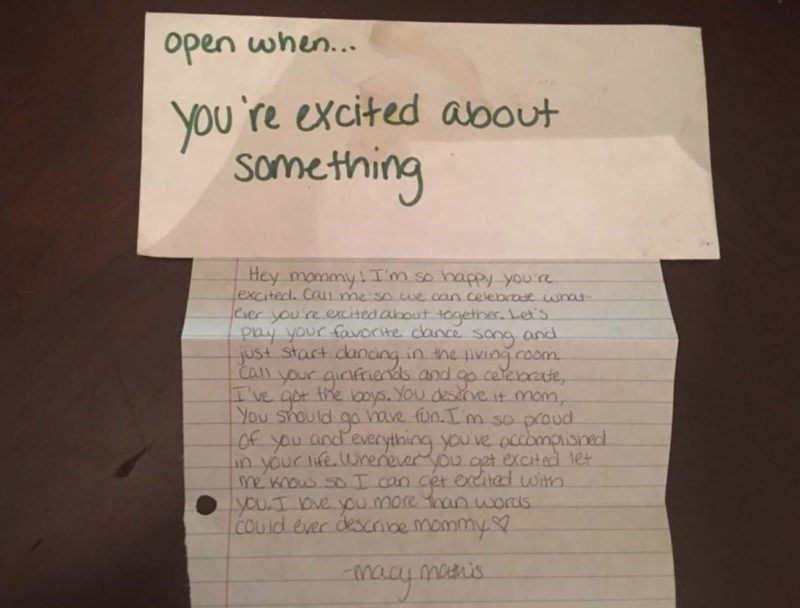 Mom lost her daughter in an accident, a few months later notices a touching letter from her in the car