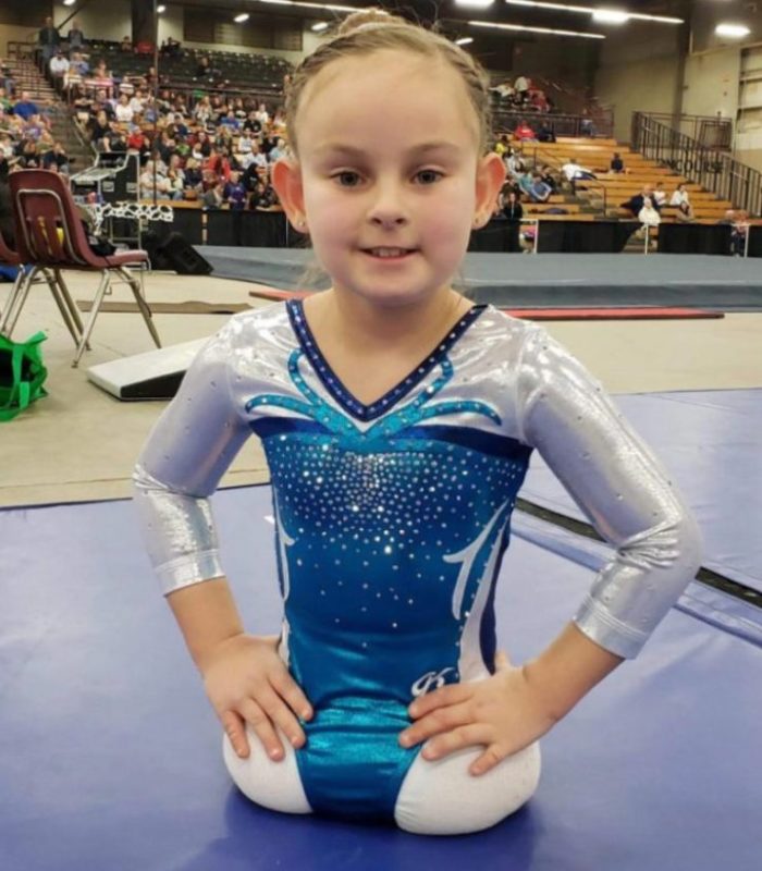 Little girl with a big future: 8-year-old girl born without both legs was able to conquer gymnastics