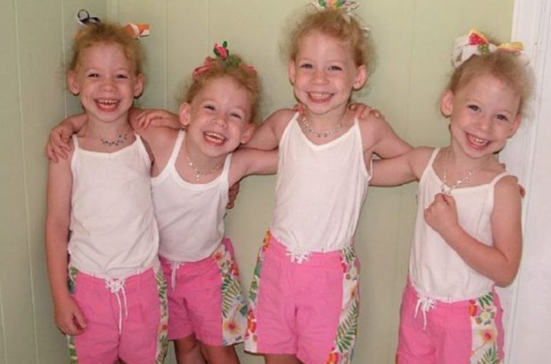 16 years later: what the laughing quadruplets from a funny viral video look like today