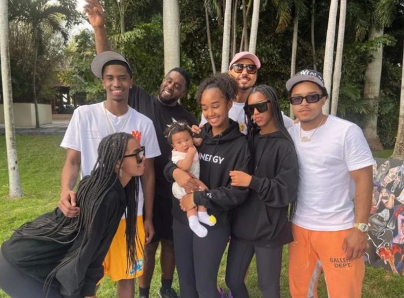 Rapper P. Diddy, a star of the 2000s, recently shared a rare family ...