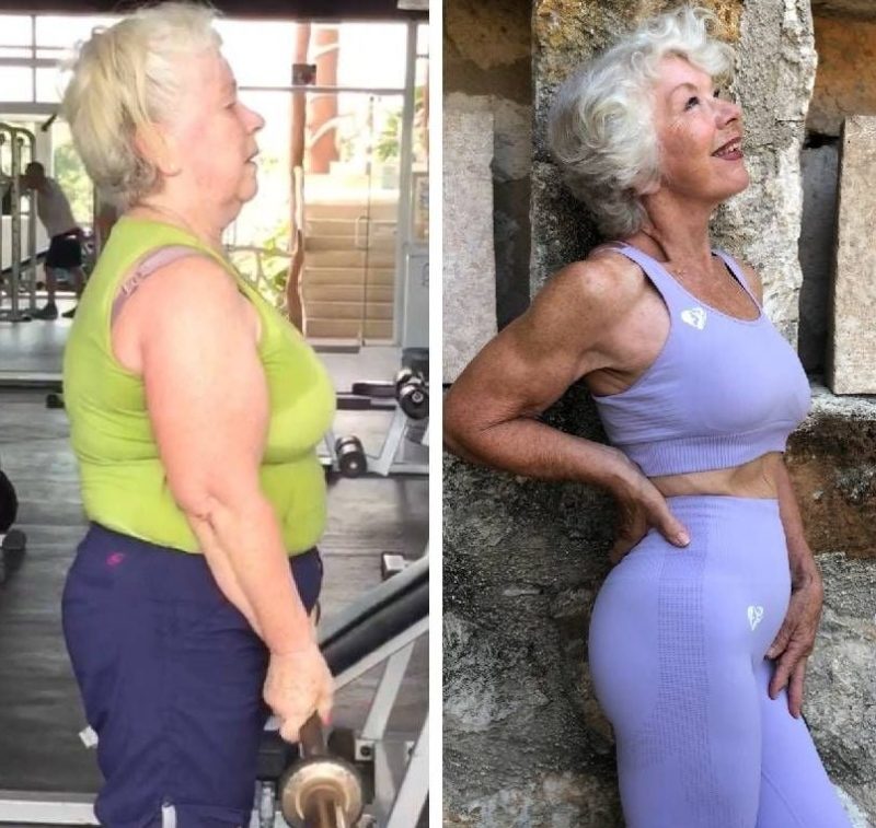 73-year-old woman miraculously transformed and gained hundreds of thousands of followers