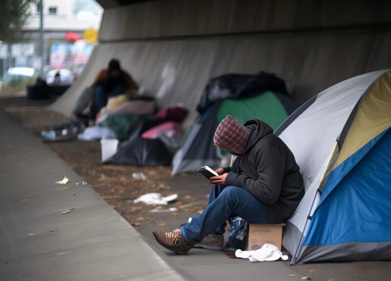 "We are homeless right now, but my boys still believe we’re just out camping on a fun little adventure"