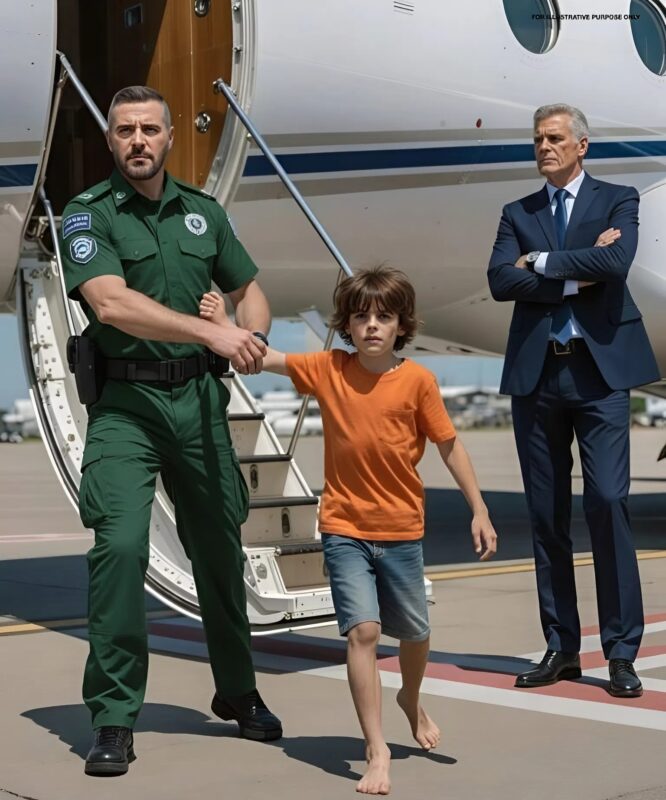 A boy pleads: “Don’t get on board!” — A few minutes later, the billionaire regrets not listening to him…