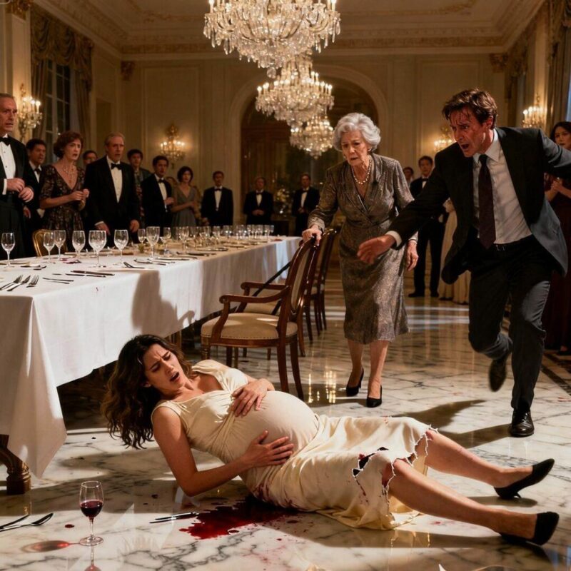 During the family dinner held in honor of Julien Hartmann, recently promoted, no one imagined that the evening would turn into a nightmare