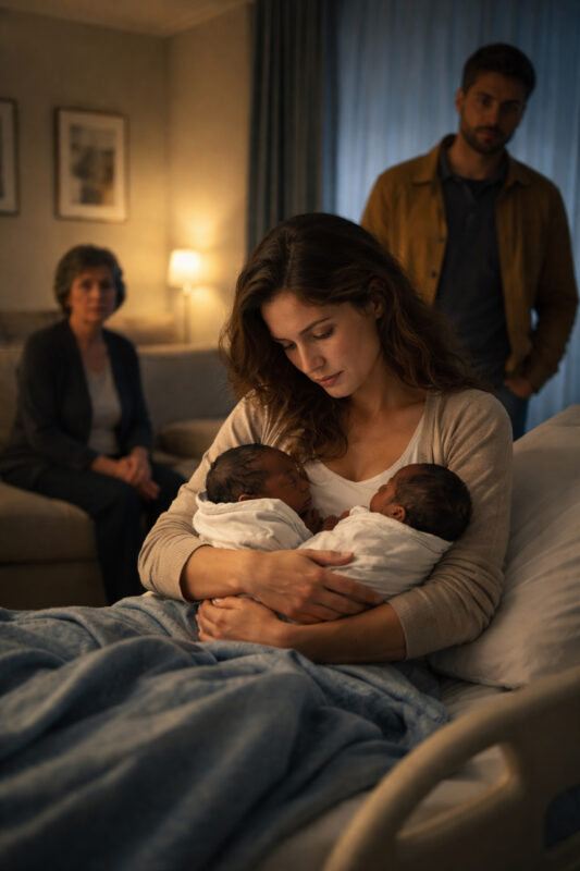 When our twins were born, we were struck by their unexpected features... My mother-in-law immediately suggested a DNA test, but it was my husband’s calm reaction that shook me the most