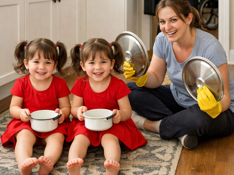 A wealthy widower had entrusted his fiancée with the care of his “paralyzed” twin daughters in their lavish seaside mansion… until the day he returned earlier than expected and discovered the abandoned wheelchairs, a bottle hidden on the countertop… and a truth that burst into laughter right in his own kitchen