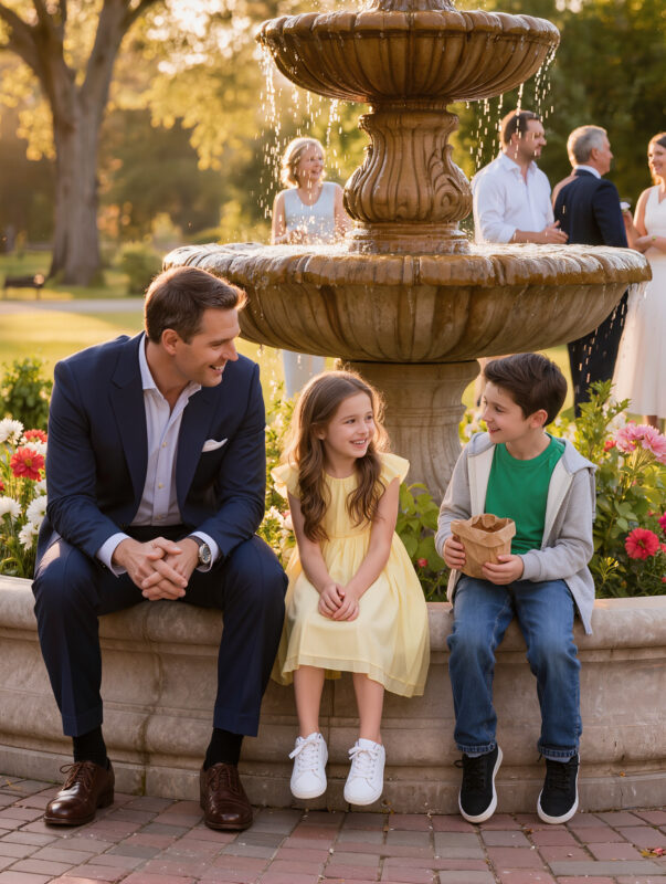 A little girl stopped her father at a charity event, pointed at a poor boy, and whispered, “Daddy… he looks like me.” A few seconds later, the millionaire understood a truth he could not escape
