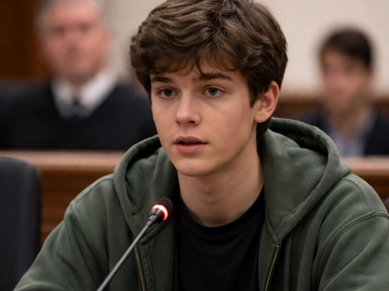 I raised for years a boy locked in silence… and what he said in court brought me to tears