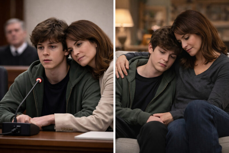 I raised for years a boy locked in silence… and what he said in court brought me to tears