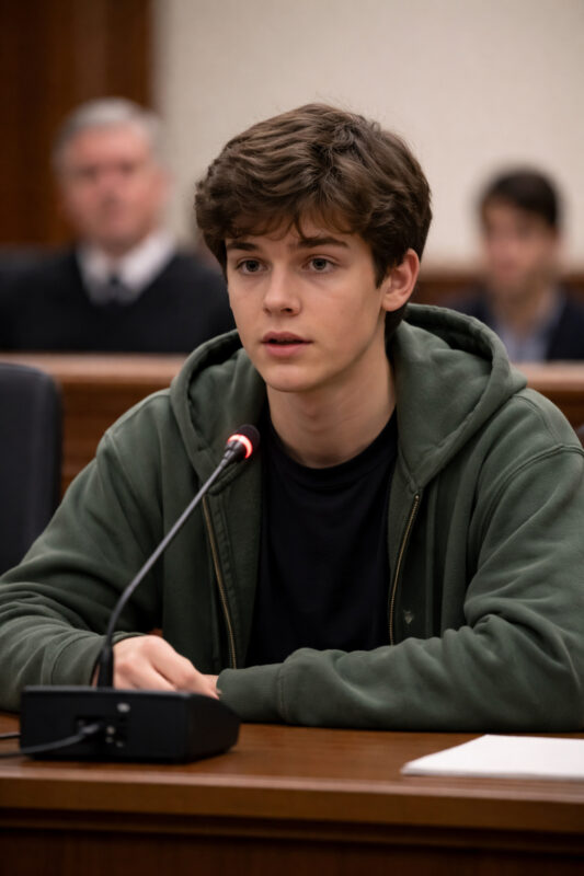 I raised for years a boy locked in silence… and what he said in court brought me to tears