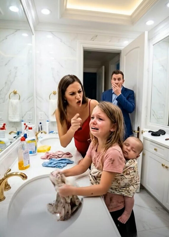 A little girl washed skirts every day for her stepmother, just to get a few scraps of food for herself and her little brother. Then one day, the millionaire arrived and…