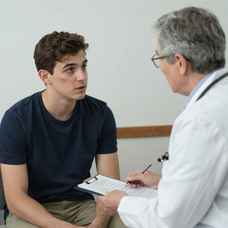 During my very first operation, I saved the life of a five-year-old boy… Twenty years later, we ran into each other in the hospital parking lot, and he shouted that I had ruined his life