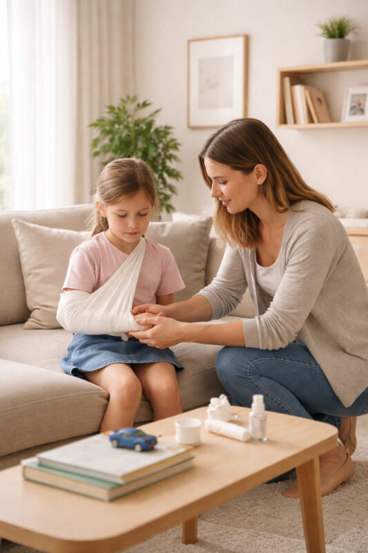 Every day, my daughter insisted that we remove the cast from her hand. She was convinced that something was inside it—something that moved and whispered at night, keeping her from falling asleep