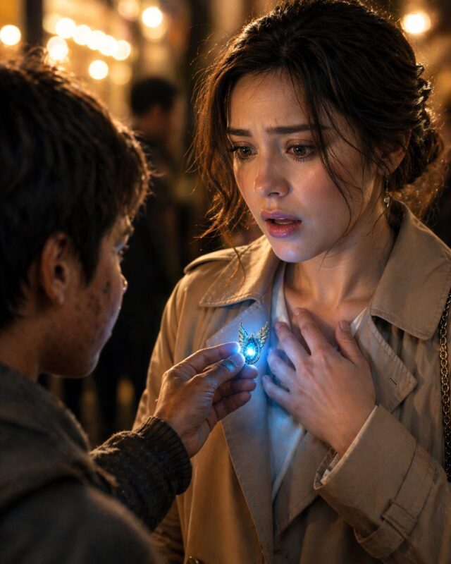 “Ma’am… that brooch looks like my mom’s,” the little boy in worn-out clothes who had been begging stared at my brooch before whispering… and what followed felt like a true miracle