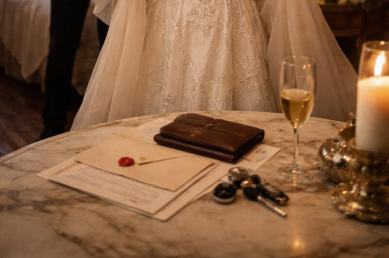 On our wedding night, my sixty-year-old wife slowly lowered her shawl, revealed a mark on her shoulder, and whispered, “Before you touch me, you need to know who I really am”