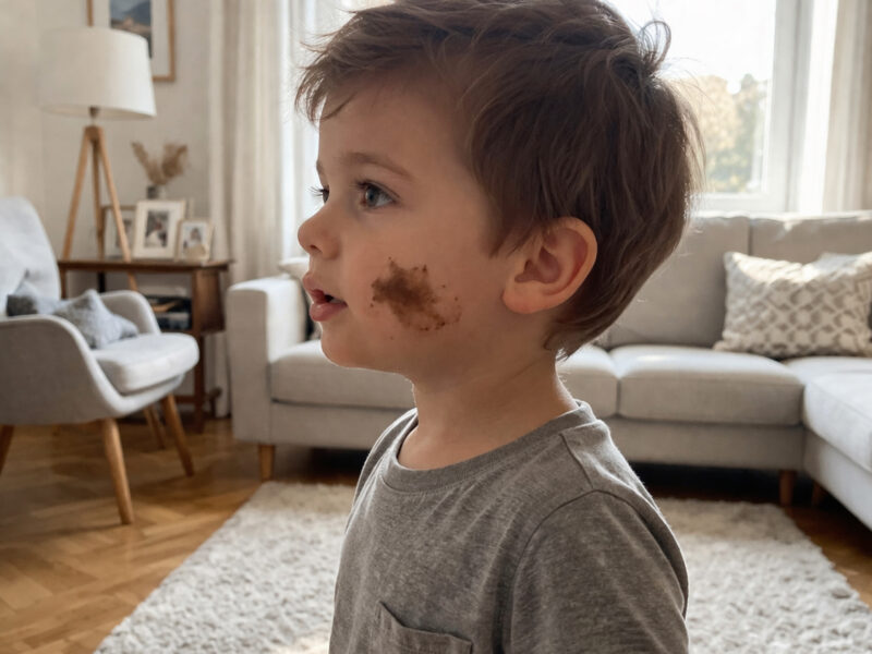 My four-year-old son had a mole on his cheek that, over time, started to grow. When we finally decided to see a doctor, he examined it carefully… and then said something that left us deeply shocked
