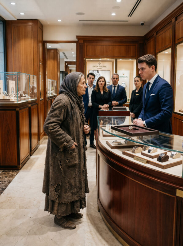 "Hey you, you have nothing to do here": young salesman humiliates an elderly woman, the boutique freezes in an icy silence