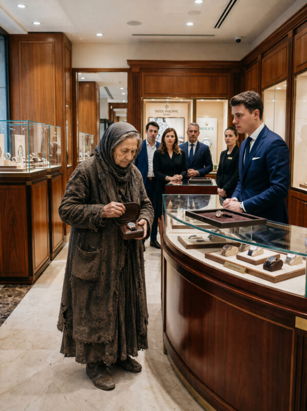 "Hey you, you have nothing to do here": young salesman humiliates an elderly woman, the boutique freezes in an icy silence
