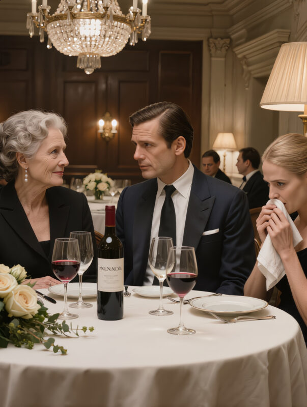 When I refused to pay the bill at this luxury restaurant, he publicly humiliated me by throwing wine in my face, all while his mother looked on with a satisfied expression