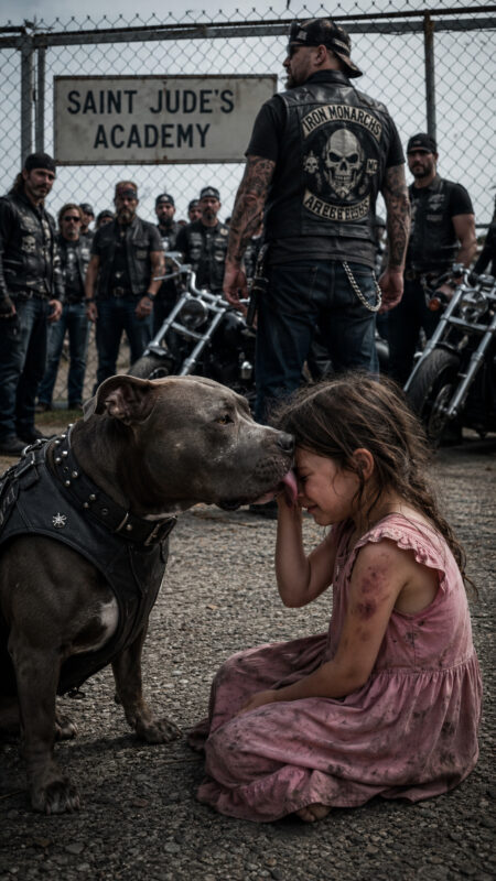 My 120-pound pit bull snapped his steel chain and charged straight at a little 7-year-old girl wearing a dirty oversized pink dress