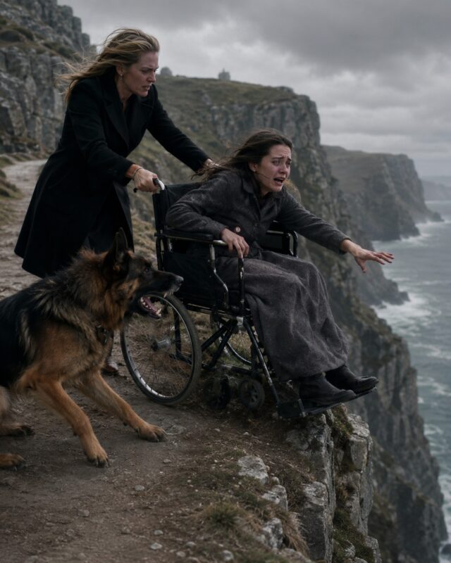 The stepmother pushed her recently deceased husband’s disabled daughter off a cliff, convinced she would finally keep the entire inheritance for herself… But a few hours later, someone knocked on her door, and when she saw who was standing there, she turned pale with horror