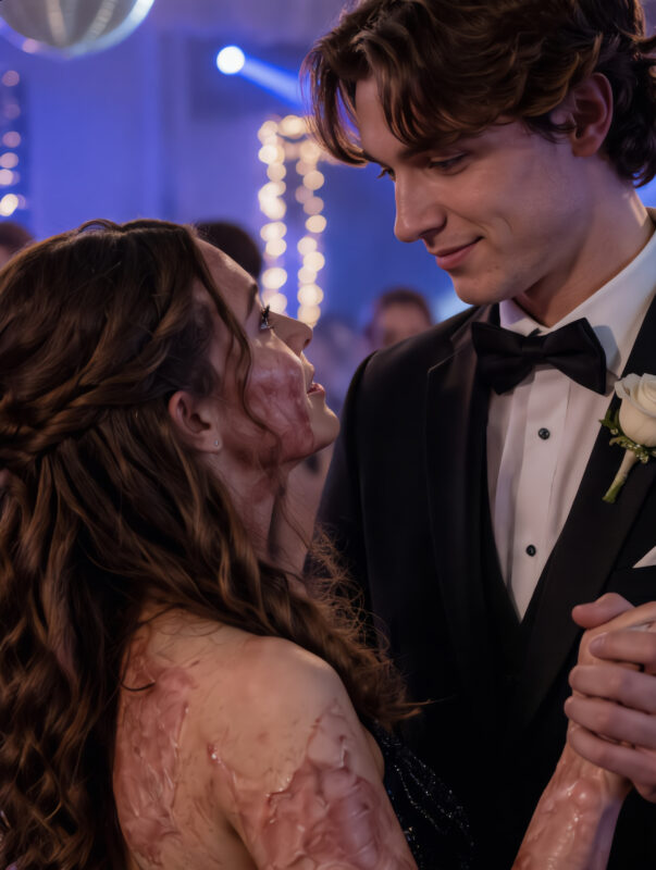 A boy invited me to dance at prom even though no one else wanted to because of the scars on my face — the next morning, his parents showed up at my house with the police...