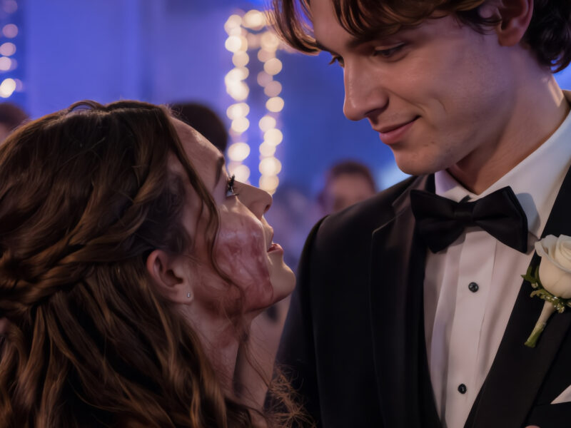 A boy invited me to dance at prom even though no one else wanted to because of the scars on my face — the next morning, his parents showed up at my house with the police...