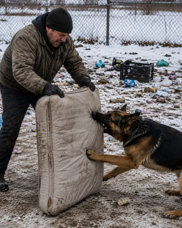 An employee stopped a garbage collector after discovering something unexpected inside a mattress