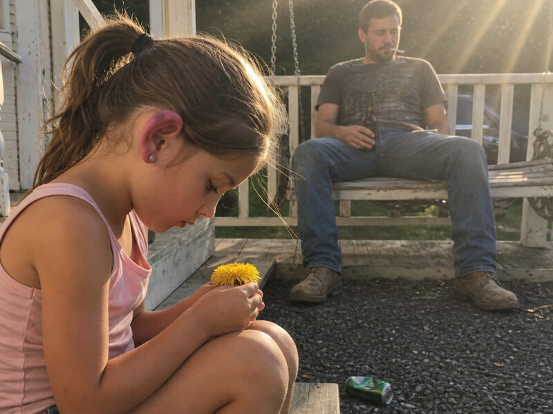 I entrusted my 8-year-old daughter to my brother for just one afternoon... When I came back to pick her up, her ear was purple and swollen