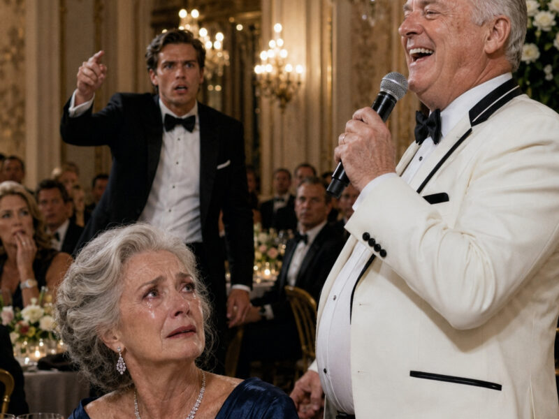 “Who wants my useless wife for ten dollars?” — the humiliation that froze the entire room until a young man in a tuxedo revealed a shocking truth