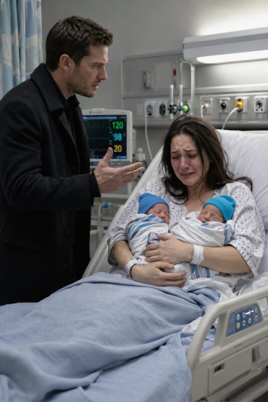 My husband abandoned me and our newborn twins because his wealthy mother ordered him to... He chose his mother’s money over his pregnant wife and walked away without looking back
