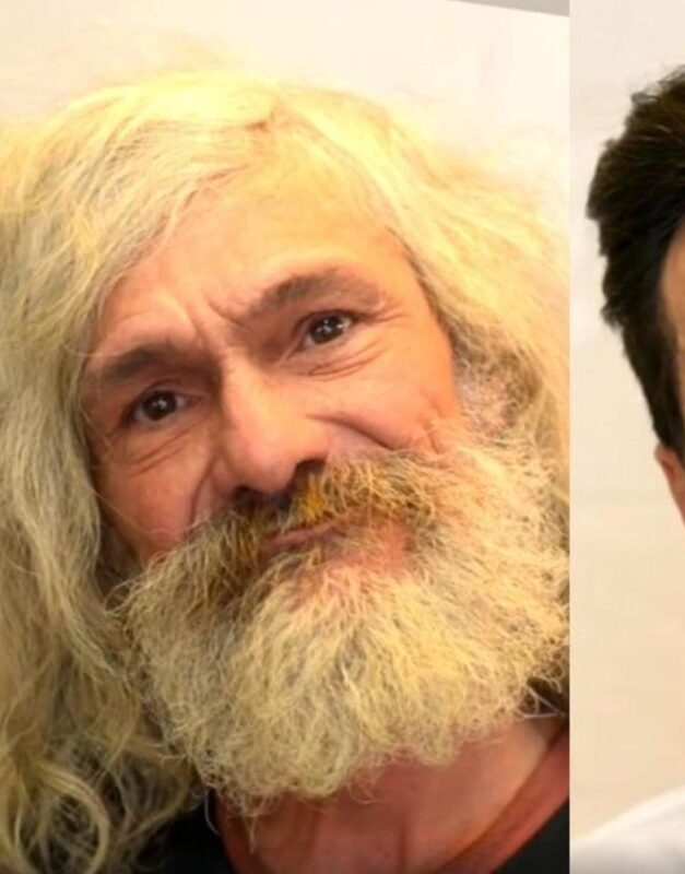 For years, people mocked his appearance… then one transformation changed everything; This homeless man accepted a free makeover… the result shocked even the hairstylist.