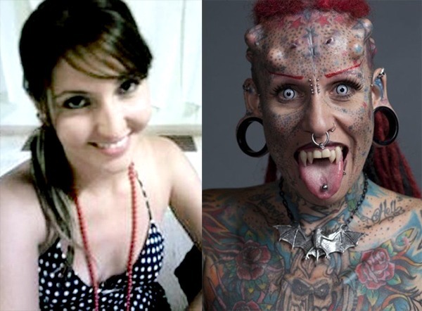‘Real-life vampire’ has had her whole body tattooed: Here’s what she looked like before