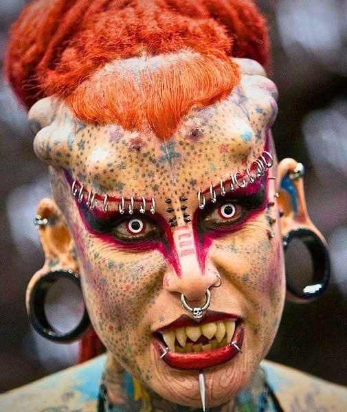 ‘Real-life vampire’ has had her whole body tattooed: Here’s what she looked like before