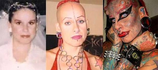 ‘Real-life vampire’ has had her whole body tattooed: Here’s what she looked like before