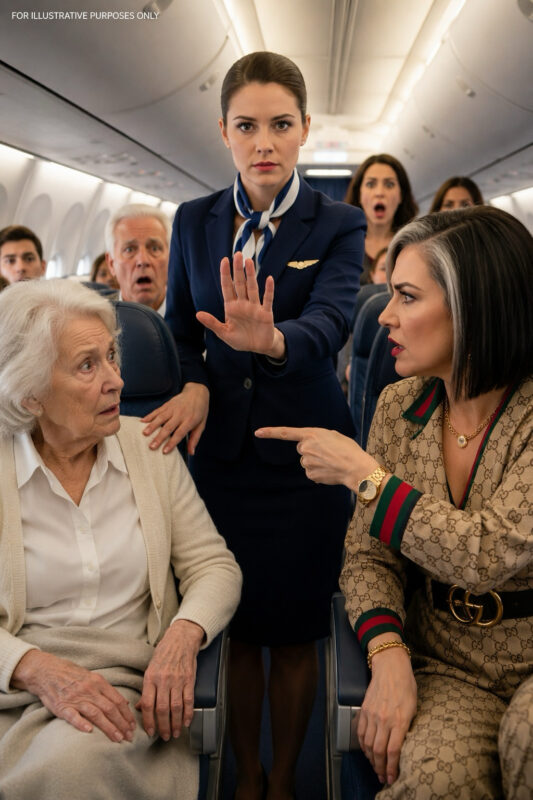When a wealthy passenger demanded that my grandmother, who has Parkinson’s disease, be removed from business class because “her hands were shaking too much,” an icy silence fell over the plane