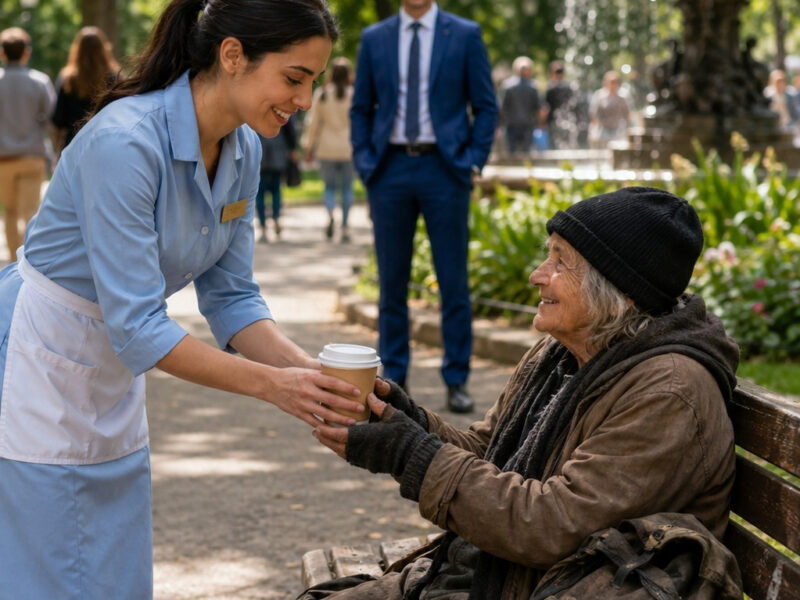 A millionaire humiliated his maid for offering a coffee, unaware that this homeless elderly woman was hiding the most terrifying secret connected to his own family…