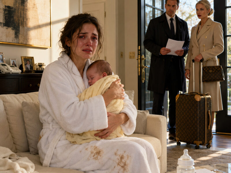 Three months after the birth of our daughter, my husband stepped through the front door carrying another woman’s suitcase. In a completely detached tone, he said: “She’s going to live here; I want a divorce.”