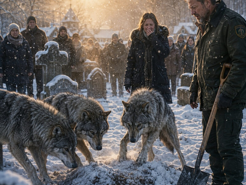 Wolves dug up a child's grave in front of her family... What they discovered shocked everyone!