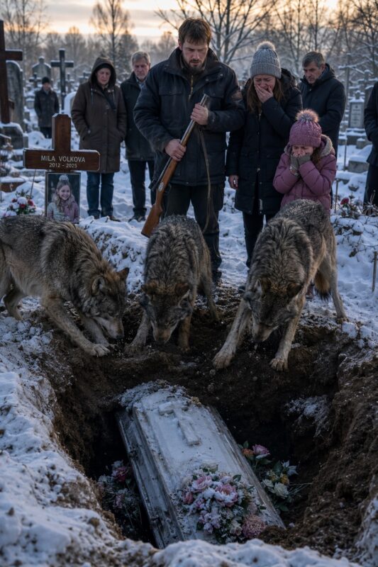 Wolves dug up a child's grave in front of her family... What they discovered shocked everyone!