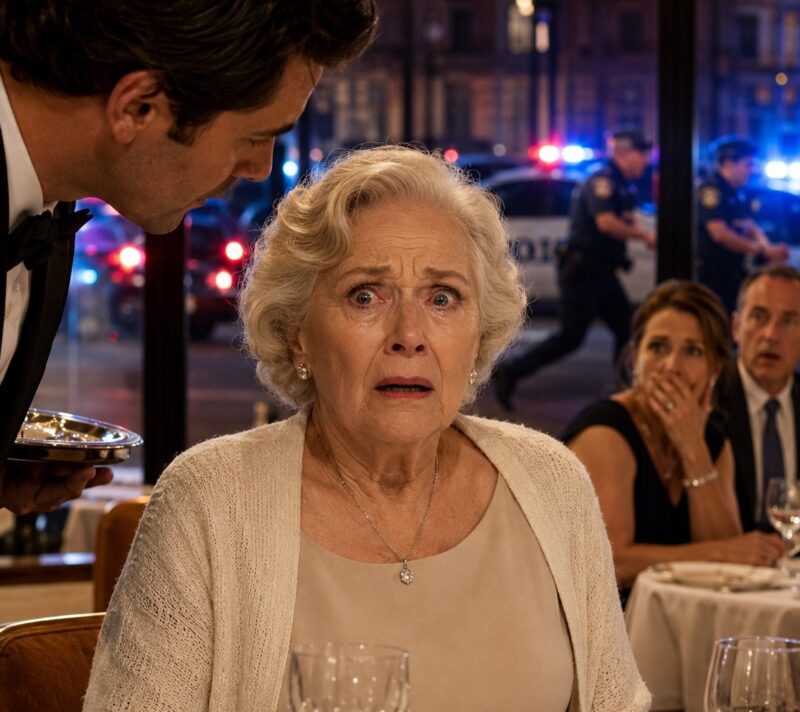 I was having dinner at an upscale restaurant with my daughter and her husband... After they left, the waiter approached me, his voice barely louder than a whisper, and murmured, "Ma'am... please, don't drink what they ordered for you"