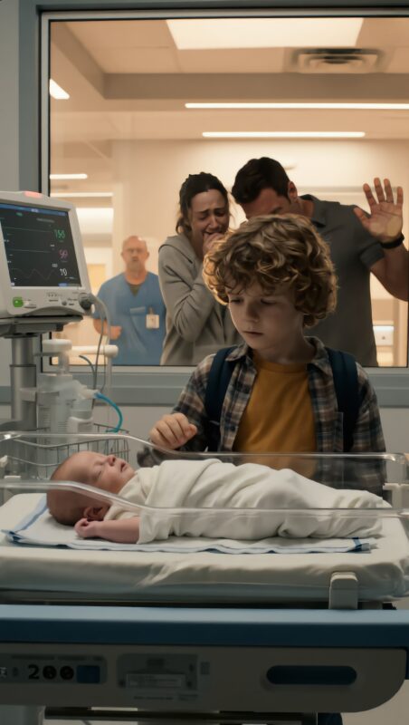 A 10-year-old boy touched a billionaire's baby who had been declared dead... What happened next left the entire hospital frozen in fear...