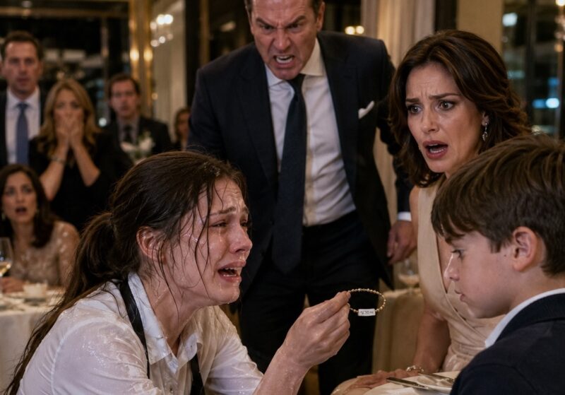 The waitress was humiliated in a luxury restaurant… until she noticed the scar on a little boy from a wealthy family
