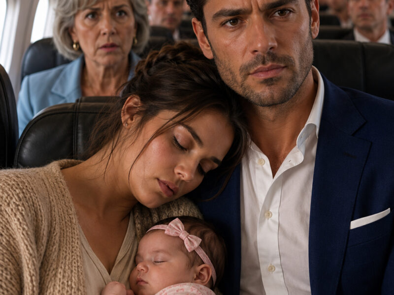 A stranger asked me to pretend I was sleeping on his shoulder during the flight… but when we landed, I discovered he was the most powerful man in Mexico… and my ex-husband was already hunting me down...