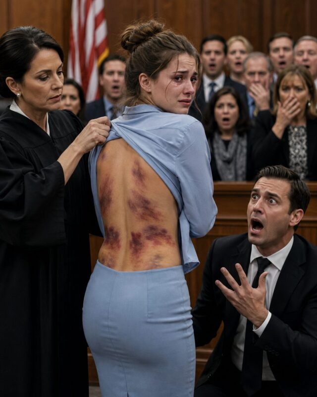 My daughter came to stay with me for a few days, just to get some rest... But when I walked into her room and caught her changing clothes, what I saw on her back took my breath away