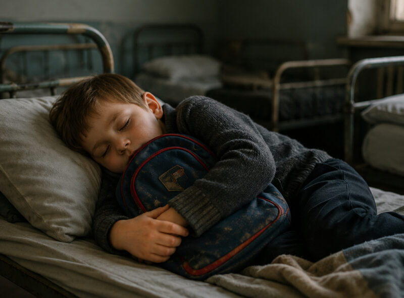 A little boy in kindergarten always slept while holding his backpack tightly against him... When his teacher discovered the reason, she was left completely shocked...