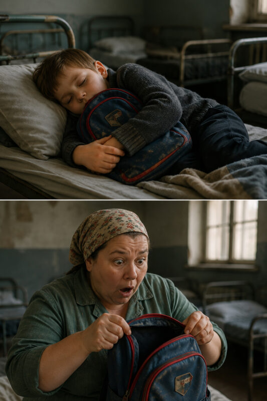 A little boy in kindergarten always slept while holding his backpack tightly against him... When his teacher discovered the reason, she was left completely shocked...