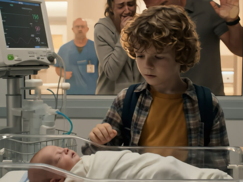 A 10-year-old boy touched a billionaire's baby who had been declared dead... What happened next left the entire hospital frozen in fear...