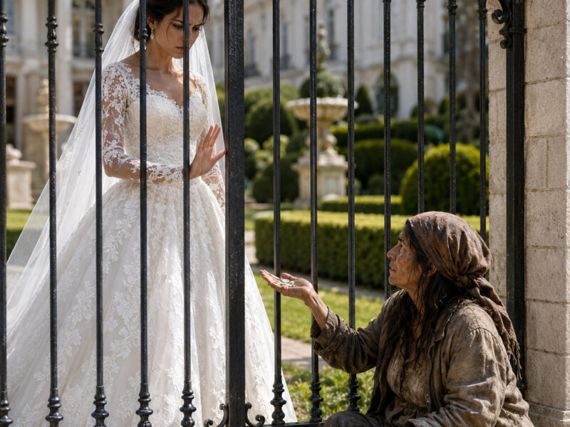 She kicked a “dirty beggar” out of her wedding… But when she discovered what her father had done, she was left speechless...