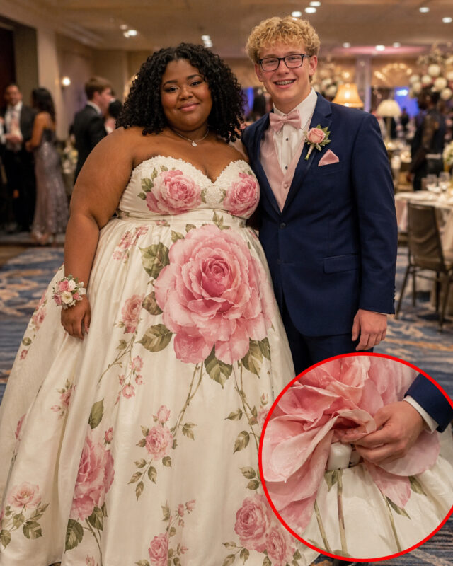 My daughter's best friend made her a prom dress after every boutique told her that no beautiful dress was made for someone like her because she was obese... But what he had hidden inside it left the entire room speechless..